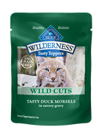 Blue Buffalo BLUE Wilderness Wild Cuts for Cats, Duck & Gravy, 3 oz, 24 Pack